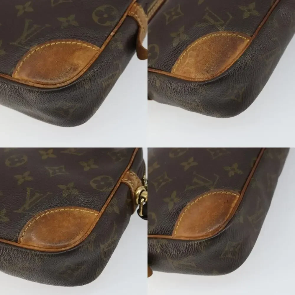 Louis Vuitton Monogram Marly Dragonne GM Clutch Bag Brown